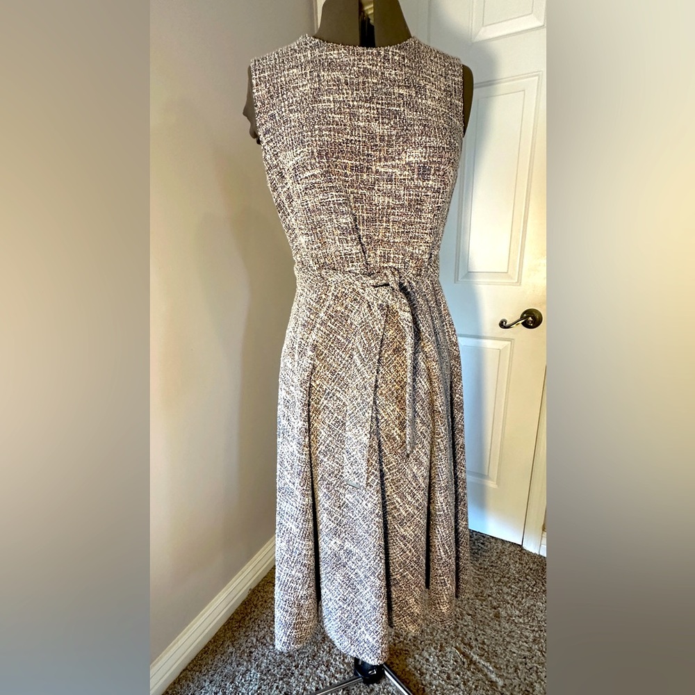 Calvin Klein Boucle Knit Multicolor Dress